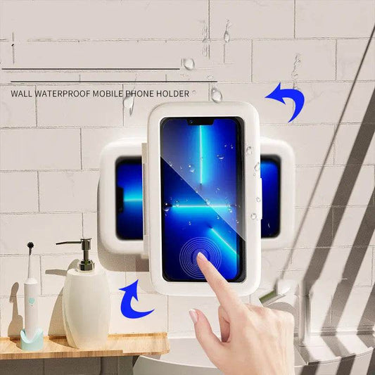 Shower Phone Box Bathroom Waterproof Phone Case Seal Protection Touch Screen Mobile Phone Holder For Kitchen Handsfree Gadget - ProTrendyz
