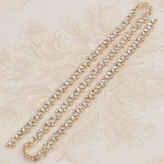 Rhinestone Applique Wedding Dress Waist Jewelry - ProTrendyz