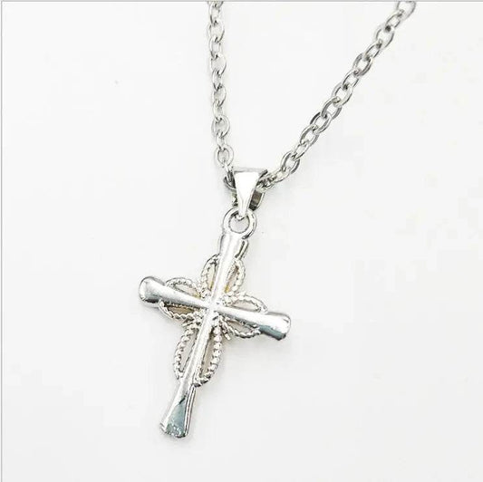 Octagonal Star Cross Alloy Pendant US - ProTrendyz