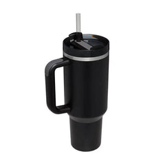 40 Oz Tumbler With Handle Straw Insulated, Stainless Steel Spill Proof Vacuum Coffee Cup Tumbler With Lid Tapered Mug Gifts For Valentine Lover Suitable For Car Gym Office Travel US - ProTrendyz