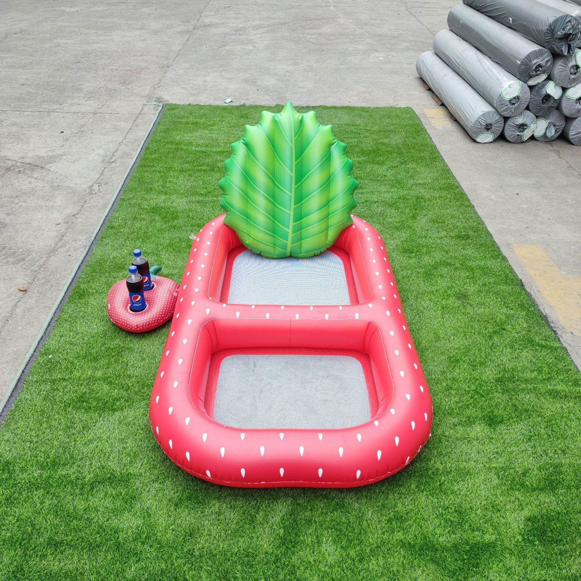 Inflatable Swimming Pool Pineapple Floating Row Air Cushion Bed Summer Water Floating Hammock Air Mattress Water Sports Toys - ProTrendyz