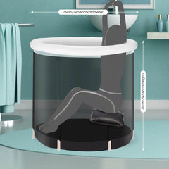 Recovery Ice Tub Foldable Bathtub Outdoor Portable Cold Water Therapy Tub Fitness Rehab Ice Tub For Athletes Long Lasting Insulated Ice Tub, Spa Soaking Bucket US - ProTrendyz