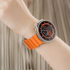 New K9 Smart Watch 1.39 Round Screen Encoder True Screw Clip Wireless Charging NFC Offline And Payment Function - ProTrendyz