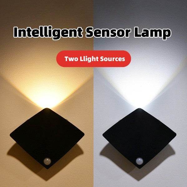 Wireless USB Rechargeable Decor Wall Lamp Human Body Sensing Home Decor Night Lights Bedroom Porch Balcony Corridor Decor Lamps - ProTrendyz