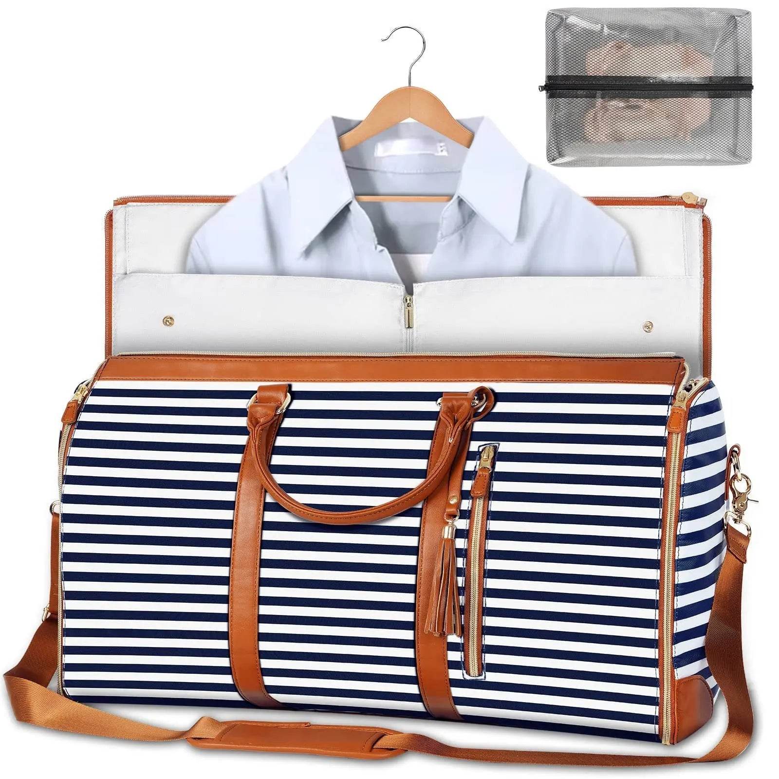 Large Capacity Travel Duffle Bag Carry On Women's Handbag Folding Suit Bag Waterproof Clothes Totes US - ProTrendyz