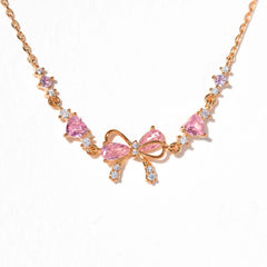 Cute Sweet Bracelet Loving Heart Zircon Bowknot Bracelet - ProTrendyz