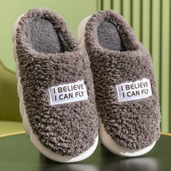 Warm Plush Slippers Home Shoes For Women Couple Winter Slippers ProTrendyz