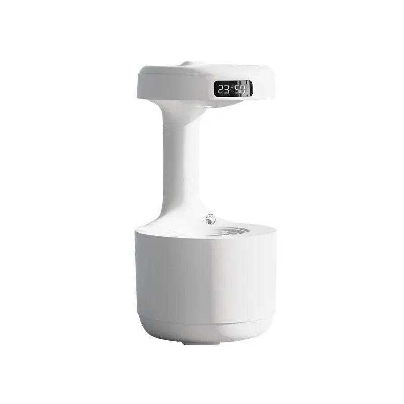 Bedroom Anti-Gravity Humidifier With Clock Water Drop Backflow Aroma Diffuser Dry Nose Large Capacity Office Bedroom Mute Heavy Fog Household Sprayer US - ProTrendyz