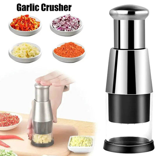 Garlic Crusher Onion Chopper Multipeler Vegetables Chopper Manual Garlic Press Machine Garlic Squeezer Kitchen Gadget US - ProTrendyz