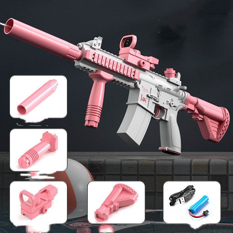 Space Water Gun Electric Automatic Water Absorption Water Fights Toy Outdoor Beach Swimming Pool Bath Toys For Children Kid Gift - ProTrendyz