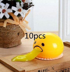 Puking Ball Brother Egg Yolk Pinch Vomit Spoof And Play Tricky Toys - ProTrendyz