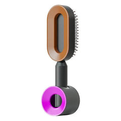 Self Cleaning Hair Brush For Women One-key Cleaning Hair Loss Airbag Massage Scalp Comb Anti-Static Hairbrush - ProTrendyz