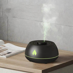 Flame Humidifier Aromatherapy Diffuser 7 Colors Light Home Air Humidifier 130ML USB Room Fragrance Essential Oil Diffuser Dry Nose - ProTrendyz
