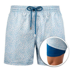 Men's Printed Beach Shorts Sports Double Layer Shorts Summer - ProTrendyz