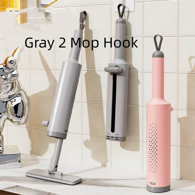 Rotatable Self-Squeeze Mini Mop With Crevice Brush Hand Wash-Free Flat Squeeze Mop With 2 Reusable Microfiber Pads, Microfiber Mop For Wet Dry Use Self Wringing Flat Mop For Floor Cleaning - ProTrendyz