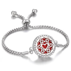 2024 New Kaleidoscope Aromatherapy Bracelet Perfume Essential Oil Diffuser Locket Bracelet Charms Women Aroma Diffuser Jewelry - ProTrendyz