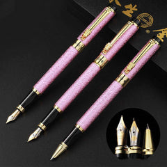 Immortal Fountain Pen Faucet Signature Pen Student Office Metal Iridium Nib - ProTrendyz