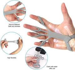 Silicone Grip Device Finger Exercise Stretcher Arthritis Hand Grip Trainer Strengthen Rehabilitation Training To Relieve Pain - ProTrendyz