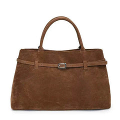 2025 Hot Sale Decorative Design Solid Faux Suede Handbag Large Capacity Casual Tote Bags For Women Tote Design Portable Shoulder Bag - ProTrendyz