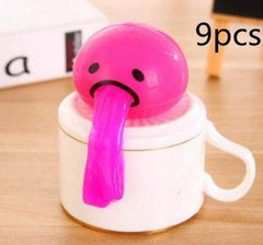 Puking Ball Brother Egg Yolk Pinch Vomit Spoof And Play Tricky Toys - ProTrendyz