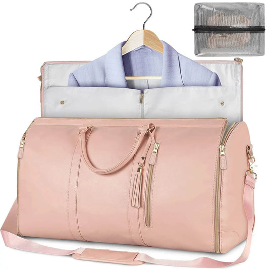Large Capacity Travel Duffle Bag Carry On Women's Handbag Folding Suit Bag Waterproof Clothes Totes US - ProTrendyz