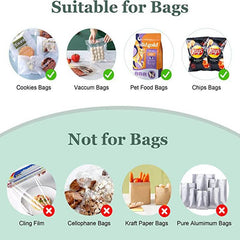 Bag Sealer, 2 In 1 Mini Bag Sealer Heat Seal Rechargeable And Cutter, Mini Chip Bag Sealer Heat Seal With Soft Magnetic Portable Heat Sealer With Cable USB Rechargeable Food Bag Sealing Machine - ProTrendyz