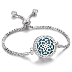 2024 New Kaleidoscope Aromatherapy Bracelet Perfume Essential Oil Diffuser Locket Bracelet Charms Women Aroma Diffuser Jewelry - ProTrendyz