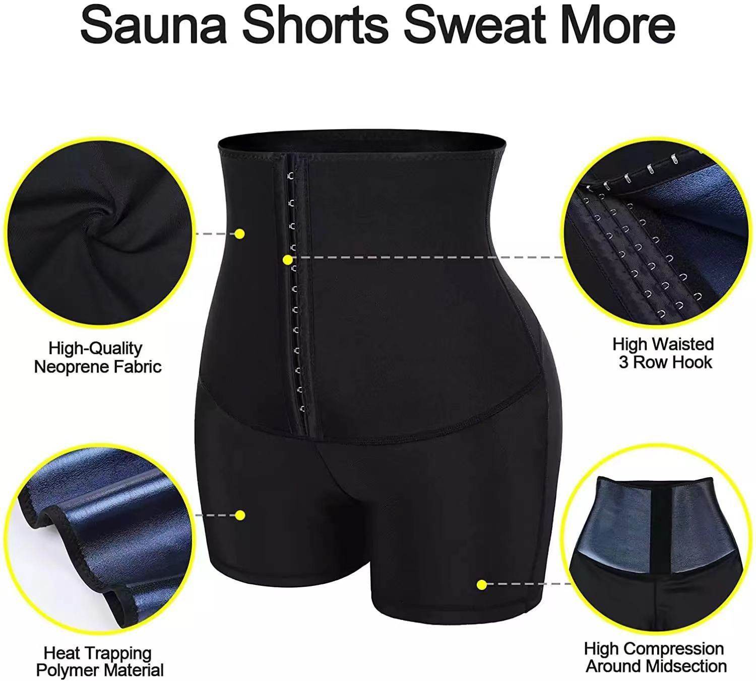 Slimming Pants Waist Trainer Shapewear Tummy Hot Thermo Sweat Leggings Fitness Workout Sweat Sauna Pants Body Shaper - ProTrendyz
