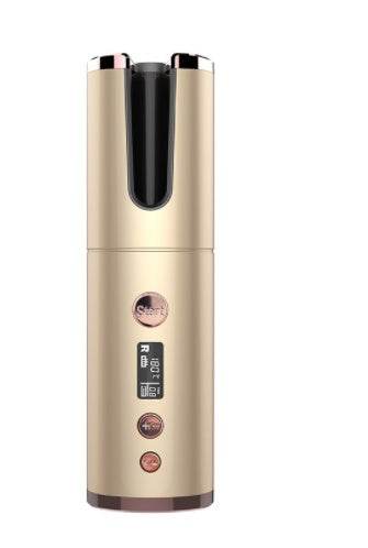 Wireless Rechargeable Curling Iron Electric Hair Curler Fully Automatic Rotating Portable Hairdresser - ProTrendyz