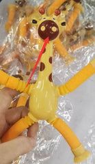 Giraffe Tubes Sensory Toys Novelty Spring Fidget Toy Stretch Tube Stress Relief Toy For Kid Birthday Gift Party Favors - ProTrendyz
