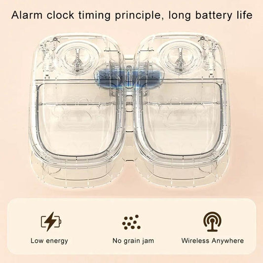 Automatic Pet Feeder Smart Food Dispenser For Cats Dogs Timer Stainless Steel Bowl Auto Dog Cat Pet Feeding Pets Supplies - ProTrendyz