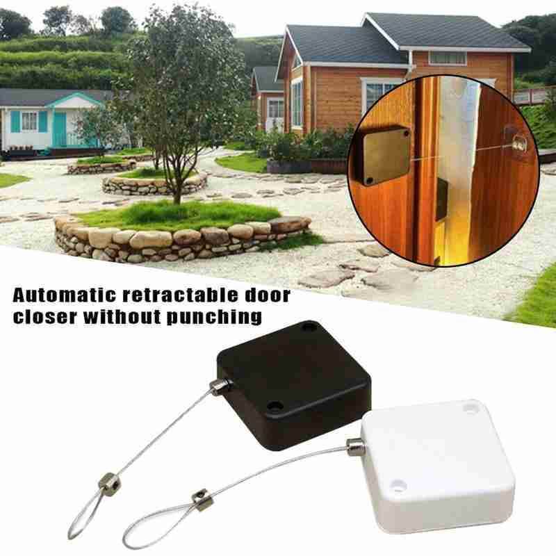 Automatic Door Closer Punch-Free Soft Close Door Closers For Sliding Door Glass Door 500g-1000g Tension Closing Device - ProTrendyz