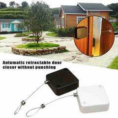 Automatic Door Closer Punch-Free Soft Close Door Closers For Sliding Door Glass Door 500g-1000g Tension Closing Device - ProTrendyz
