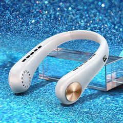 New Mini Neck Fan Portable Bladeless Hanging Neck Rechargeable Air Cooler Mini Summer Sports Fans - ProTrendyz