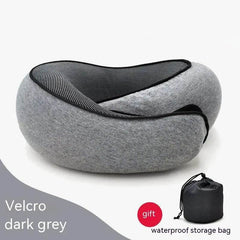 Travel Neck Pillow Non-Deformed Airplane Pillow Travel Neck Cushion Durable U-Shaped Travel Memory Cotton Nap Neck Pillow - ProTrendyz