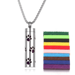 Aromatherapy Pendant Perfume Bottle Essential Oil Titanium Steel - ProTrendyz
